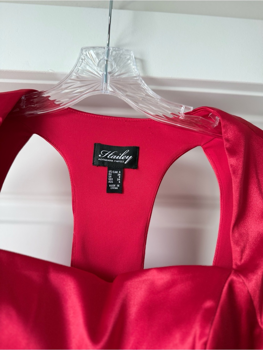Adrianna Papell Hot Pink Satin Ruched Mini Dress - Picture 4 of 11